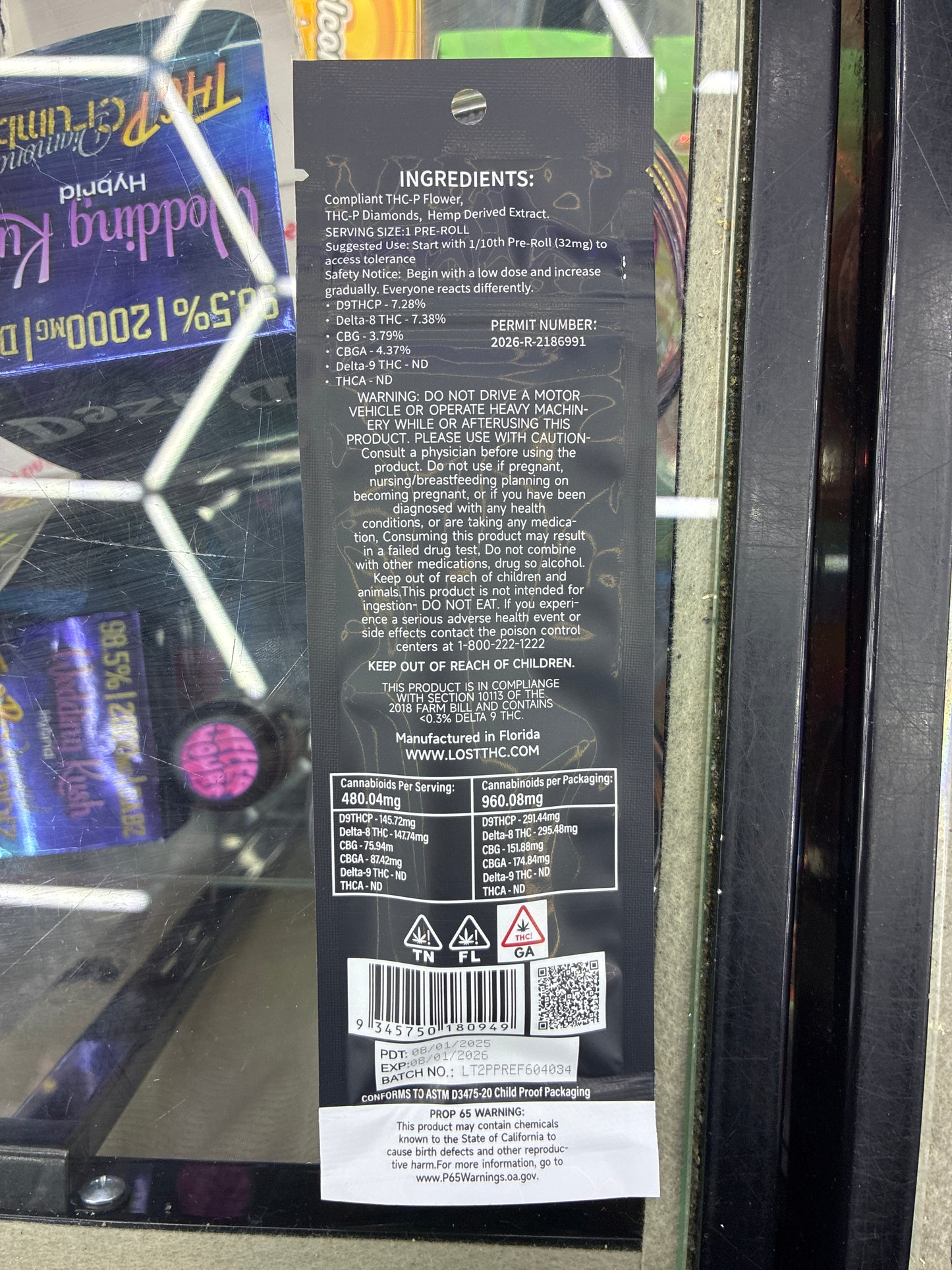 Lost thcp diamond x2 pineapple fruz sativa