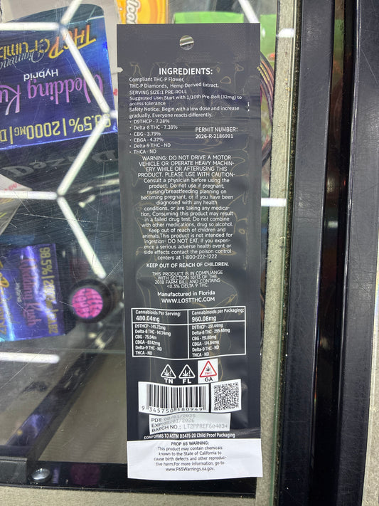 Lost thcp diamond x2 strawberry nightmare sativa