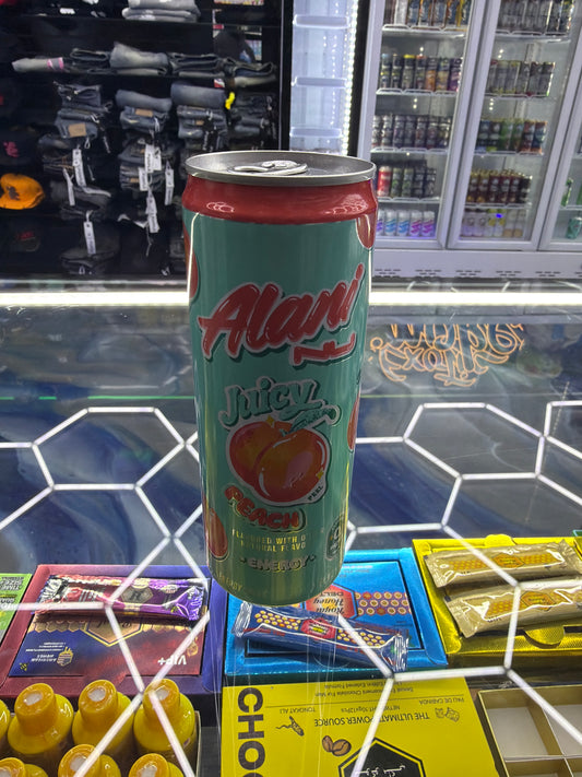 Alani energy drink juicy peach 12floz