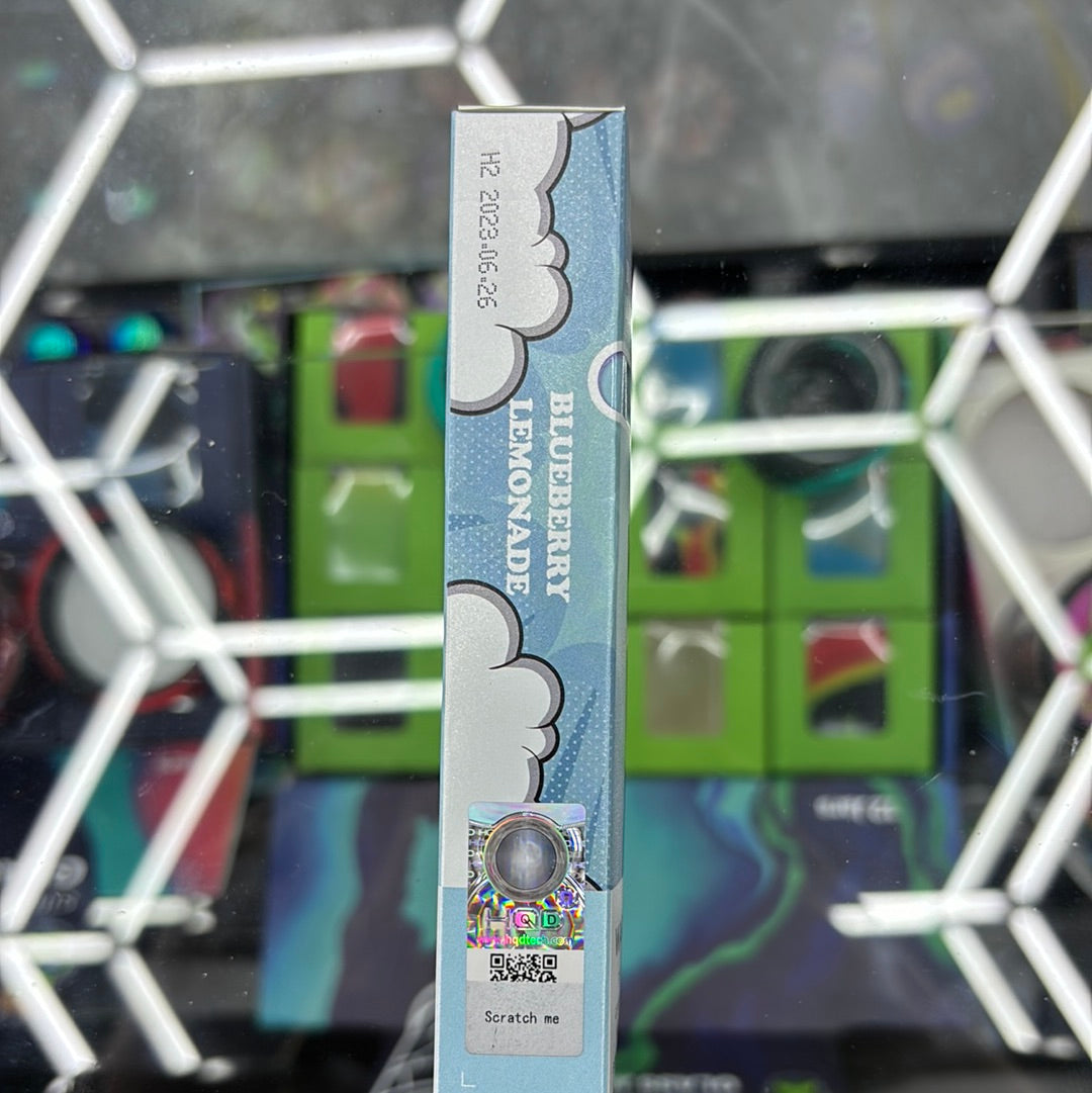 HQD blueberry lemonade, 1200 puffs curvie plus