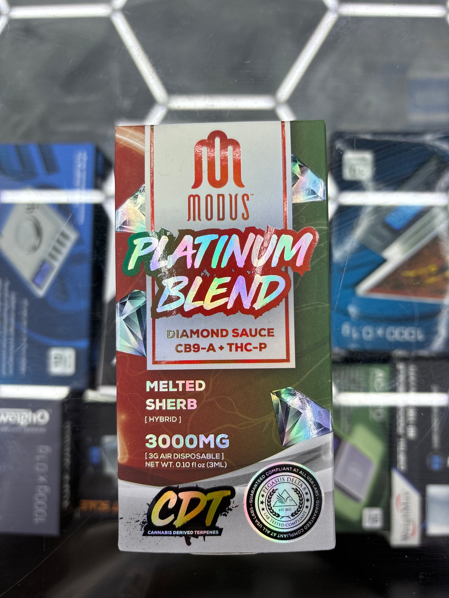 Modus platinum blend melted sherb hybrid, 3G disposable