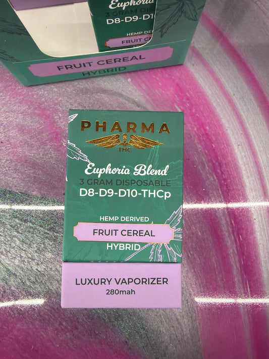 Pharma thcp-d10-d9-d8 euphoria blend fruit cereal 3g