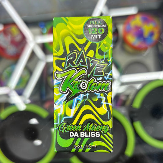 Rave kratom green maeng da bliss full 120mit
