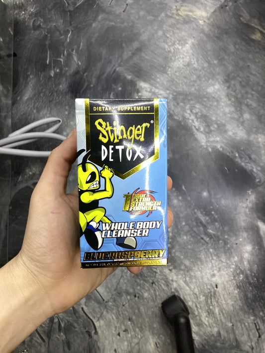 Stinger detox whole body cleanser blue raspberry