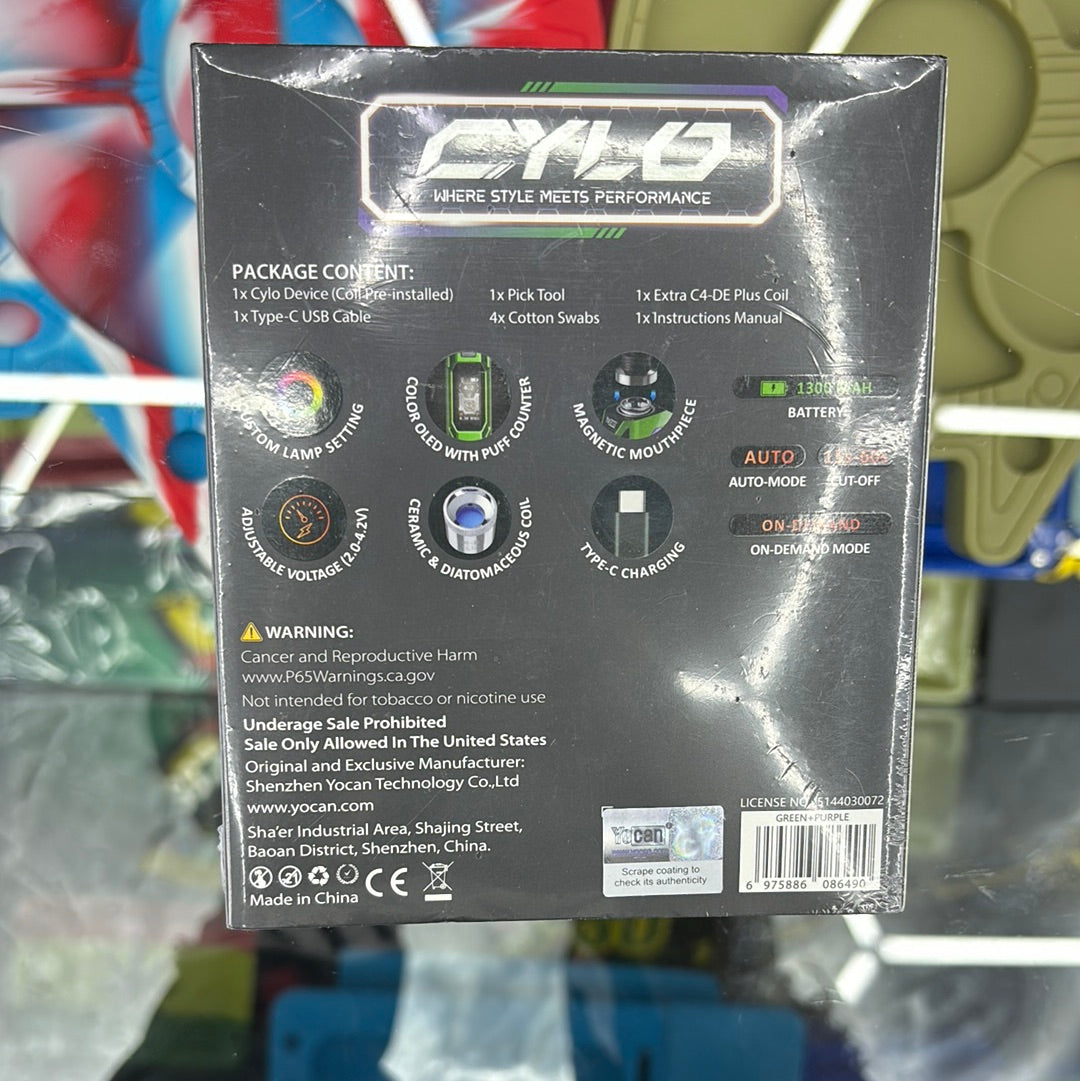 Yocan cylo green/purple