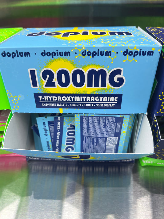 Dopium 7hydroxy 40mg blue raz