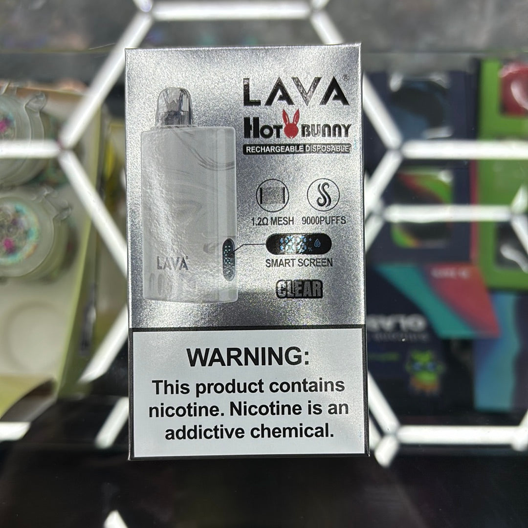 Lava hot bunny 9000 puffs clear
