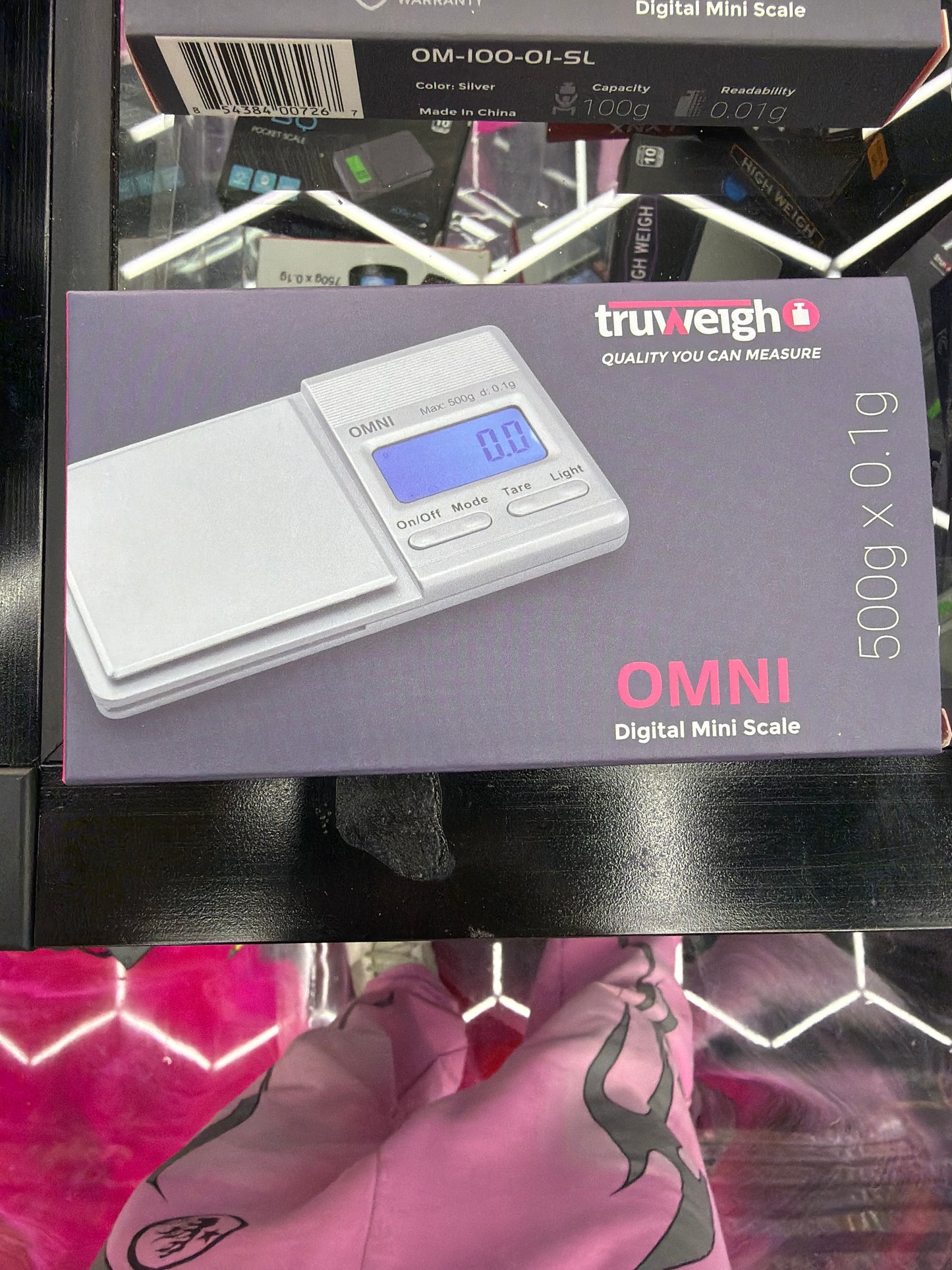 TrueWeigh - Smoking ACC - Scale - Omni 500g X 0.01 Silver