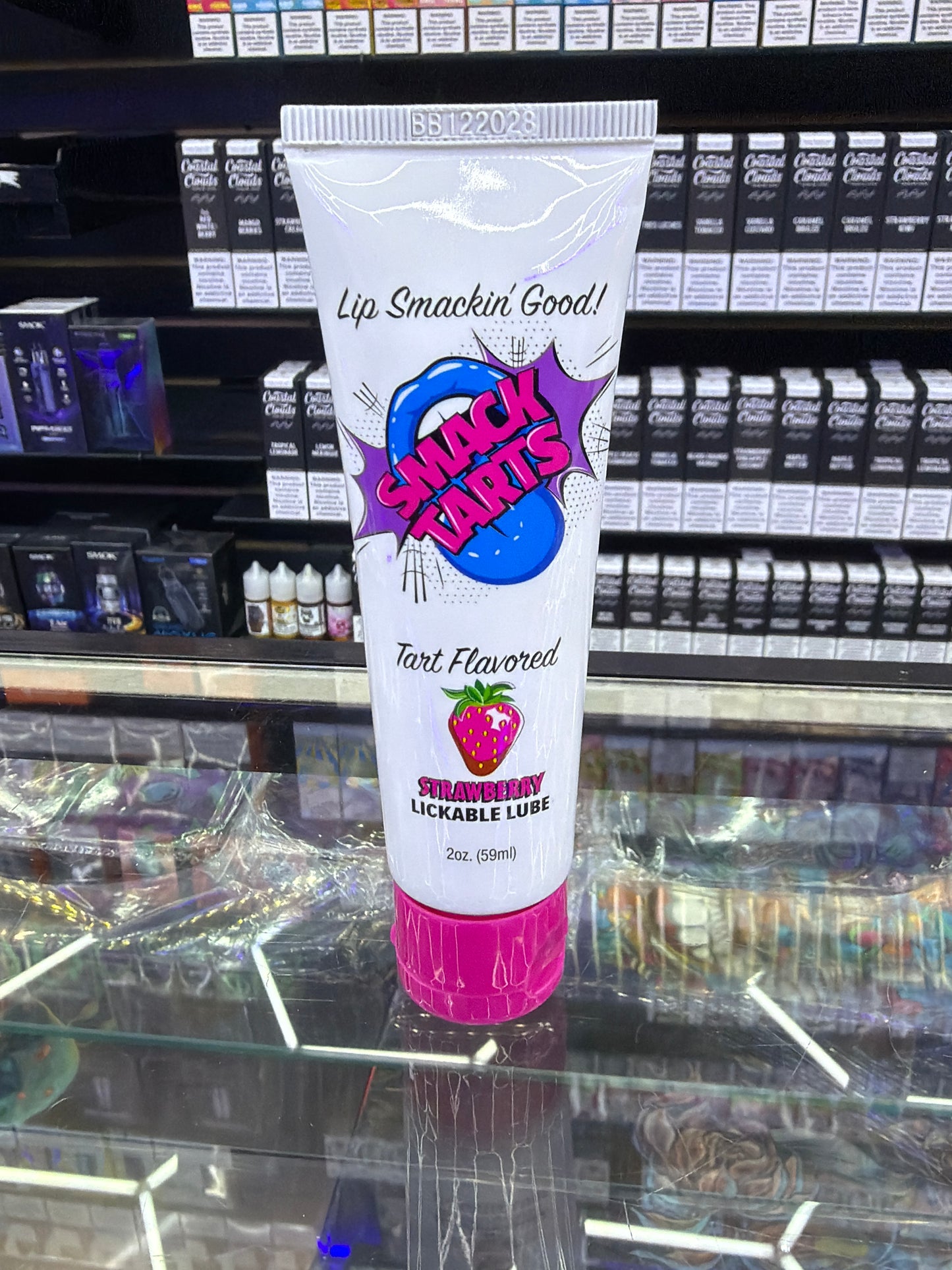 Smacky Tarts Lickable Lube 4oz Strawberry
