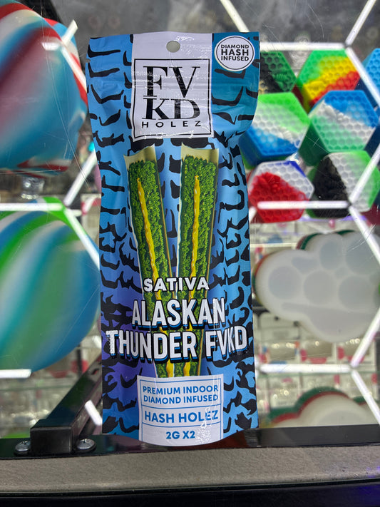 FVKD diamond hash infused holes Alaskan thunder FVKD sativa