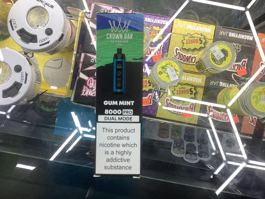 Al fakher crown bar gum mint 8000puffs