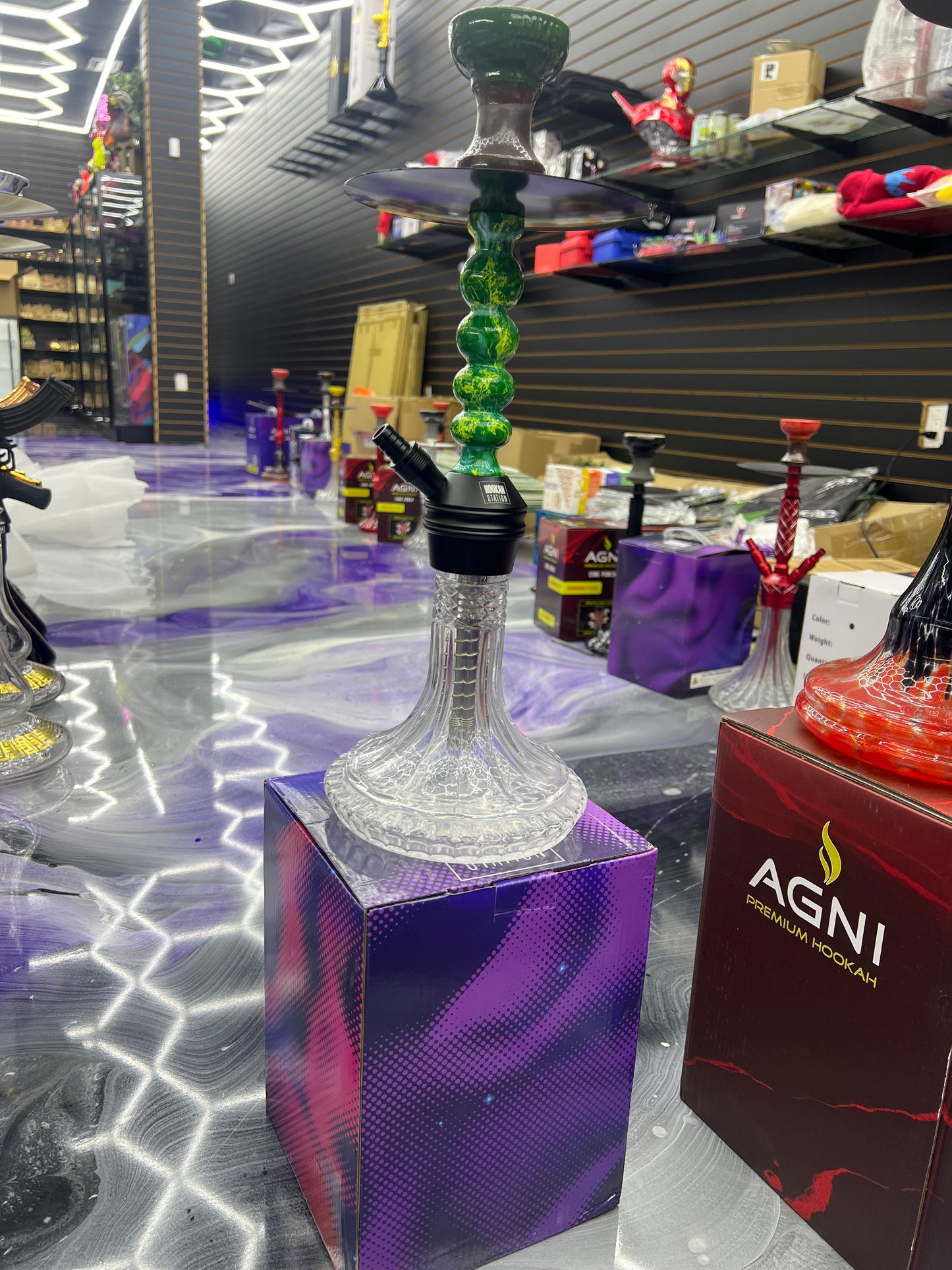 Hookah station hookah Picasso green