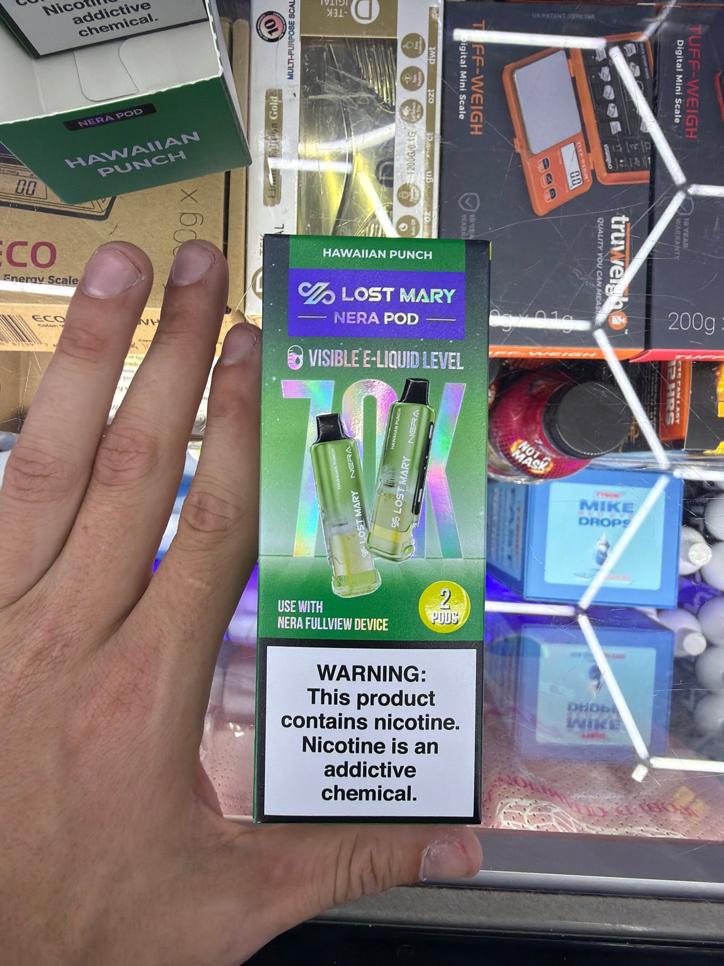 Lost Mary nera pod 2 pods 70k hits Hawaiian punch