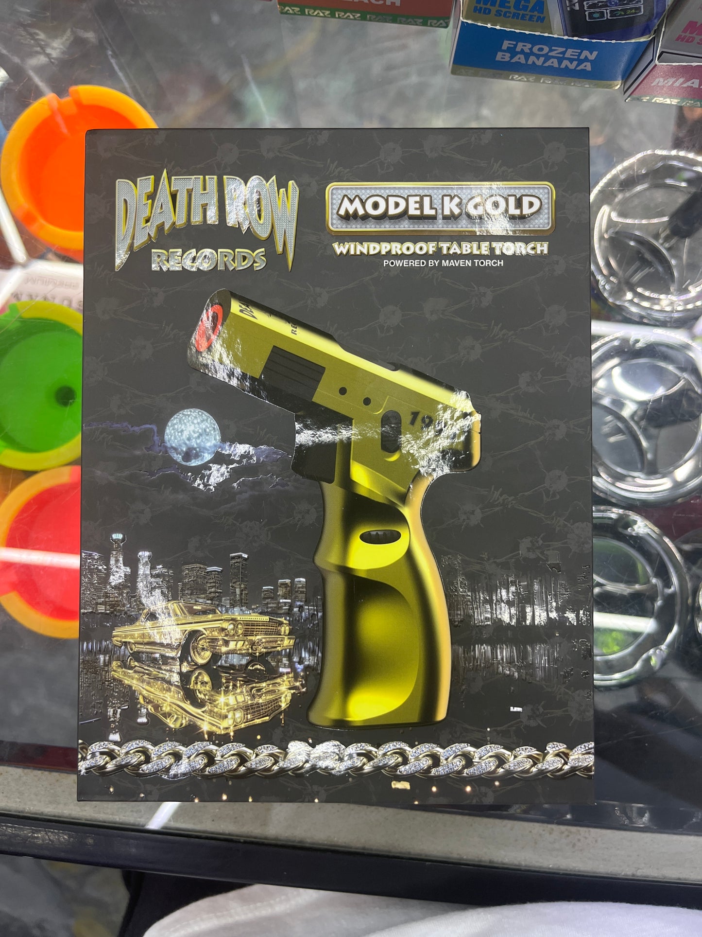 Death row records model k gold torch