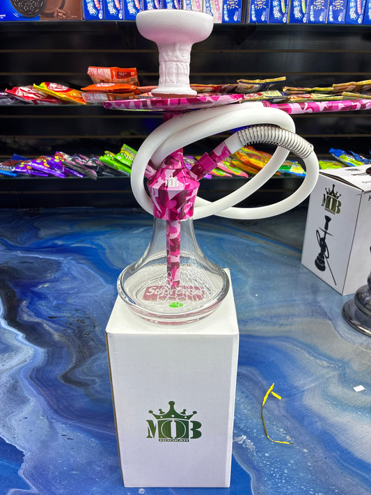 Mob xara hookah 15’ pink camo