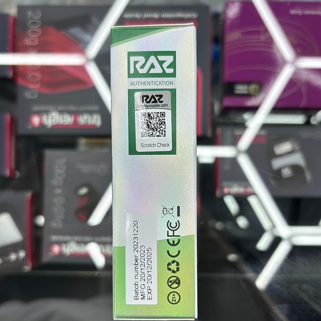 Raz white gummy watermelon , 9000 puffs