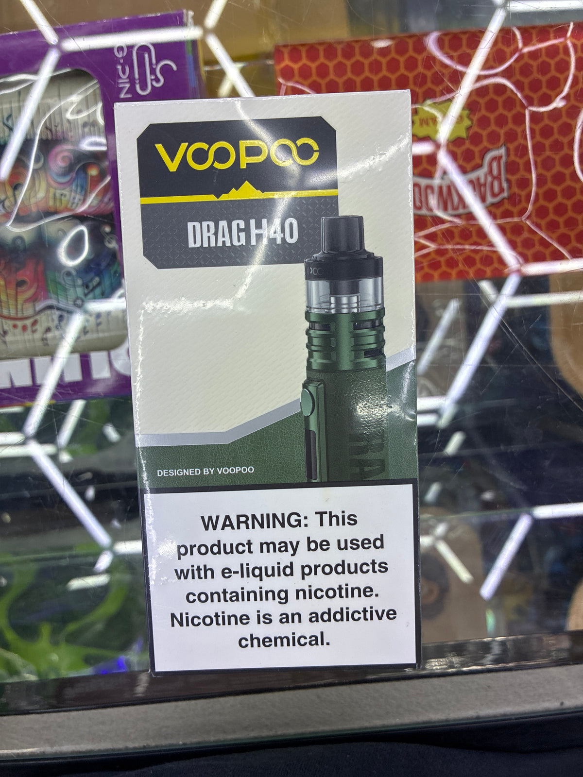 VOOPOO DRAG H40 POD MOD KIT green