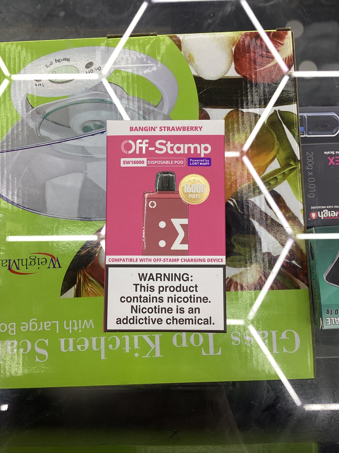 Off stamp pod bangin strawberry