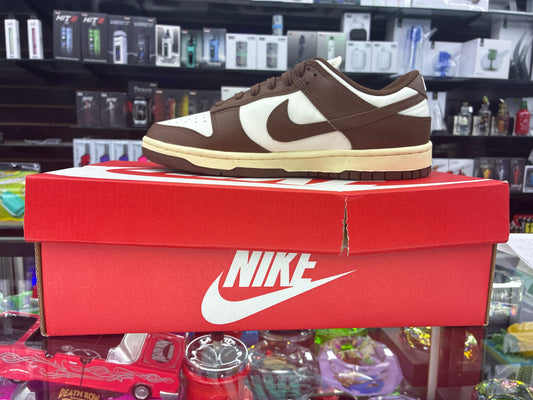 W Nike dunk low brown/ coconut milk size 7