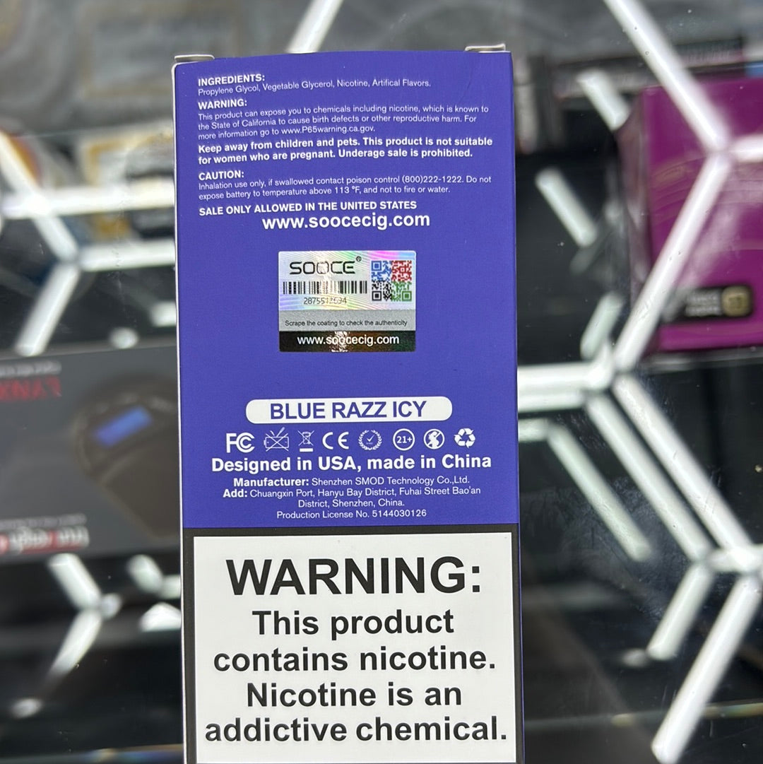 Twinengine Tc15000 blue razz icy