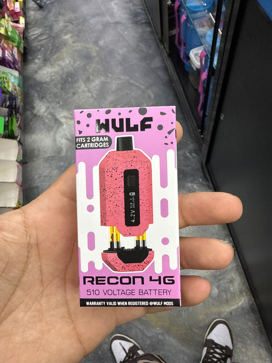 Wulf recon 4g 510 voltage battery fits 2 g cartridges