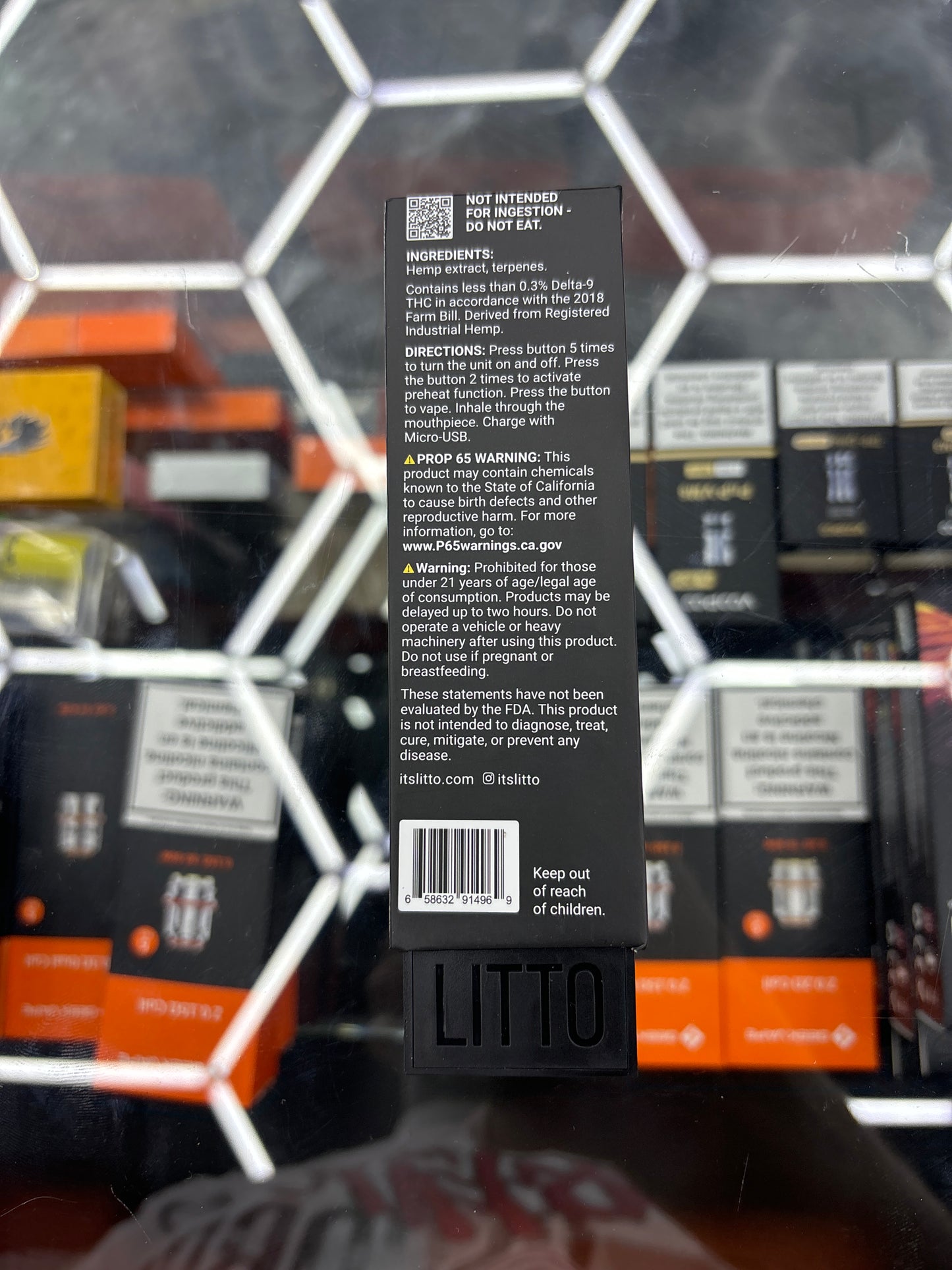 Lotto ktfo thca watermelon og indica 2g disposable