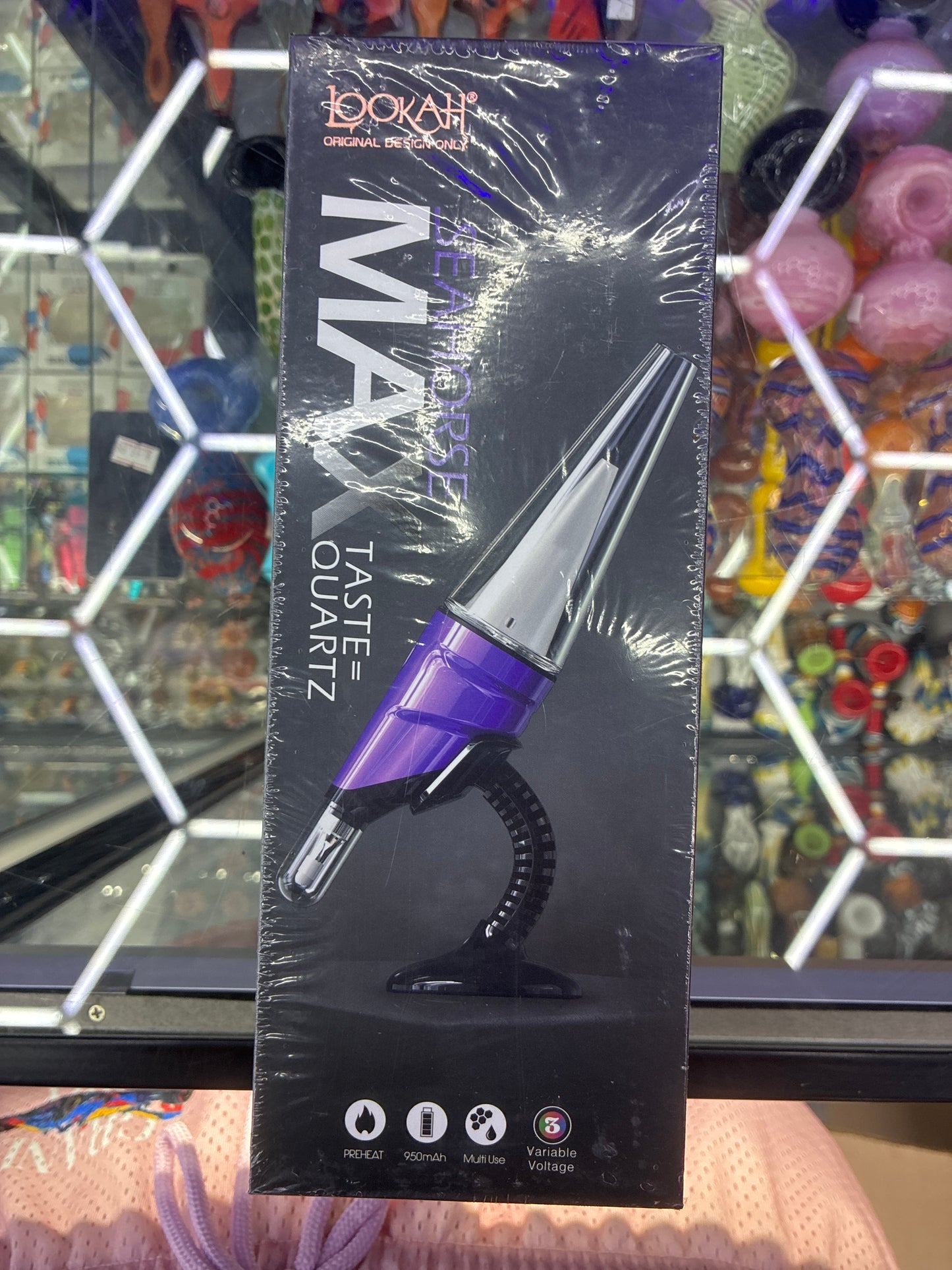 LOOKAH Seahorse Max Electirc Nectar Collector purple