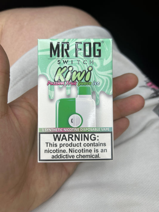 Mr fog switch 5500 hits kiwi passion fruit guava ice