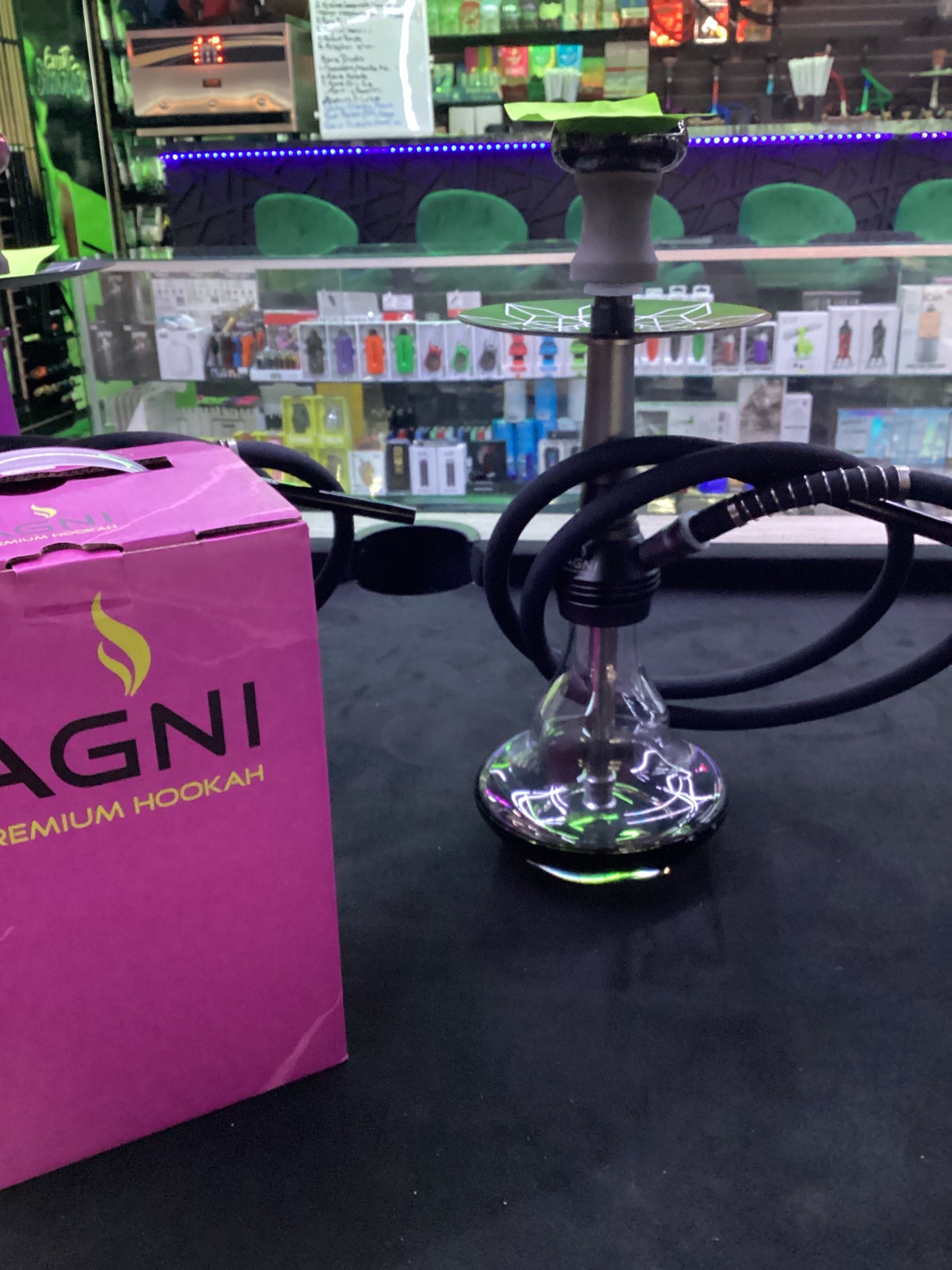 Agni hookah little man-silver