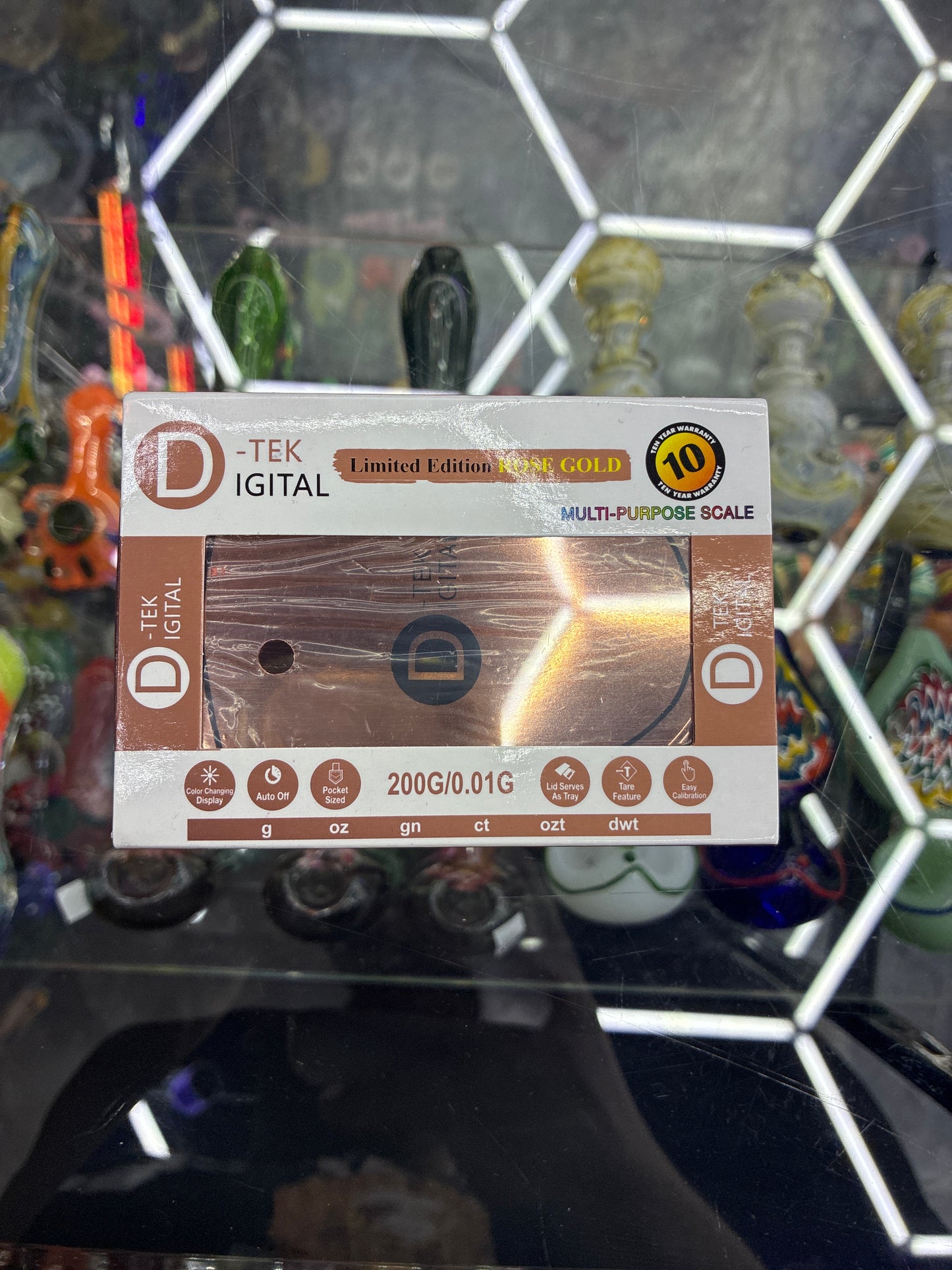 Tek-digital limited edition rose gold mini scale