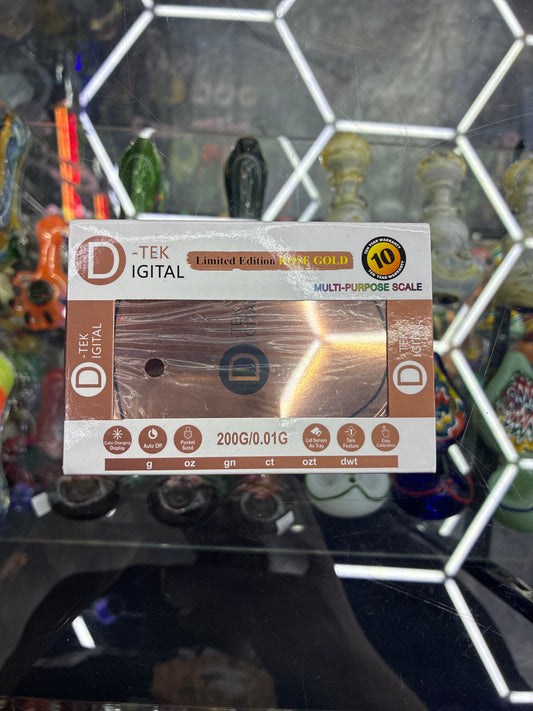 Tek-digital limited edition rose gold mini scale