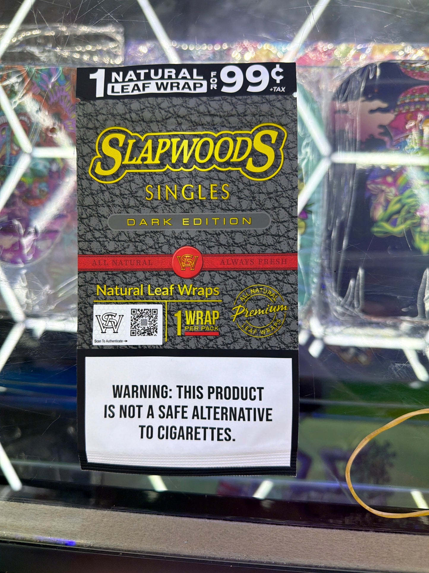 Slapwood Natural Leaf Wrap single  dark edition
