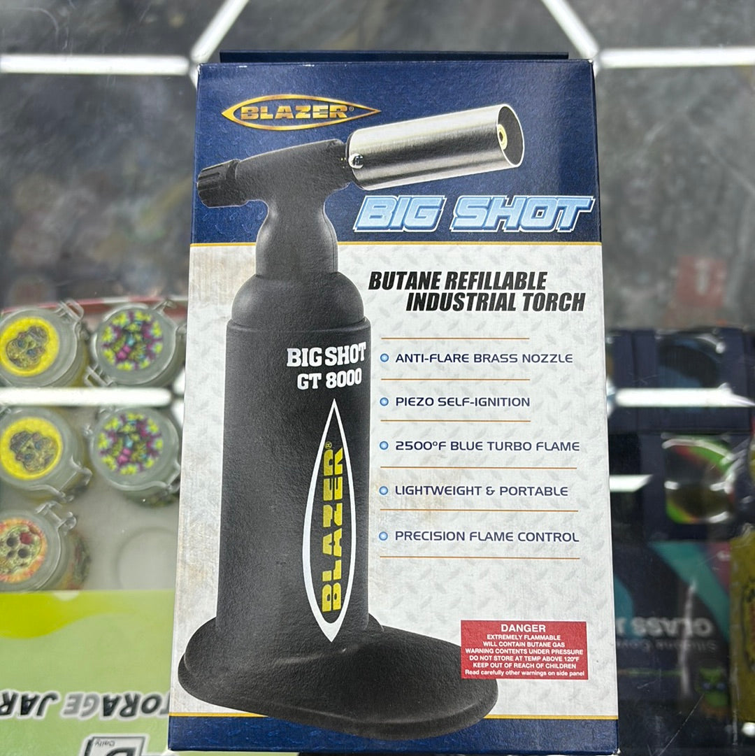 Blazer, big shot, black butane, refillable industrial torch