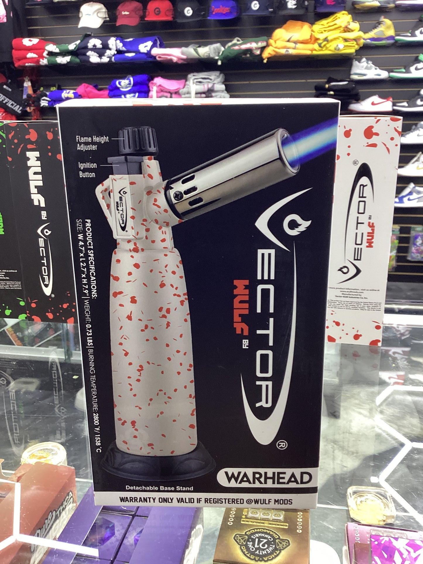 Vector X wulf warhead white and red, limited edition