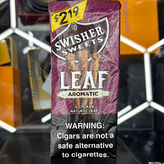 Swisher sweets leaf aromatic