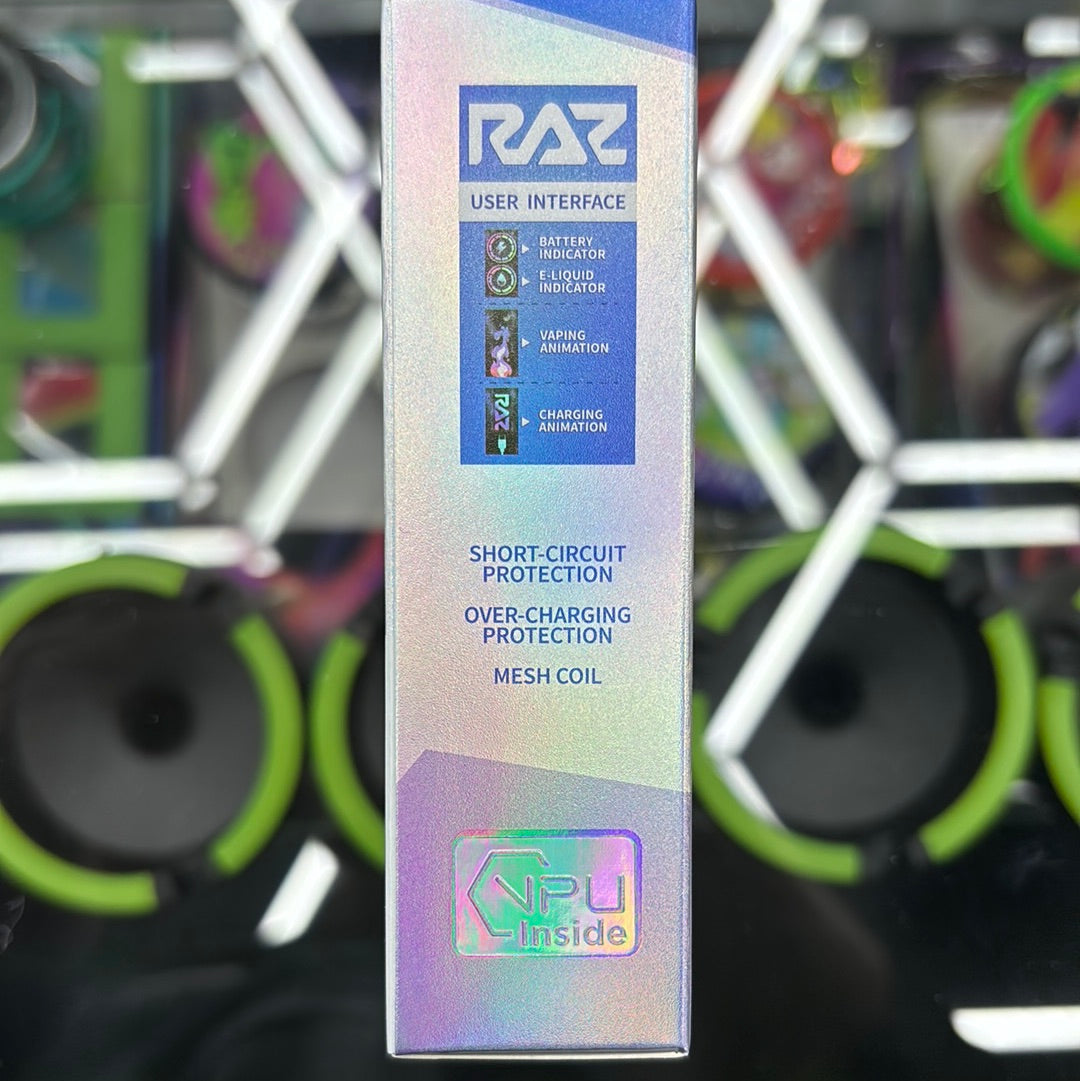 Raz blue razz, cotton clouds, 9000 puffs