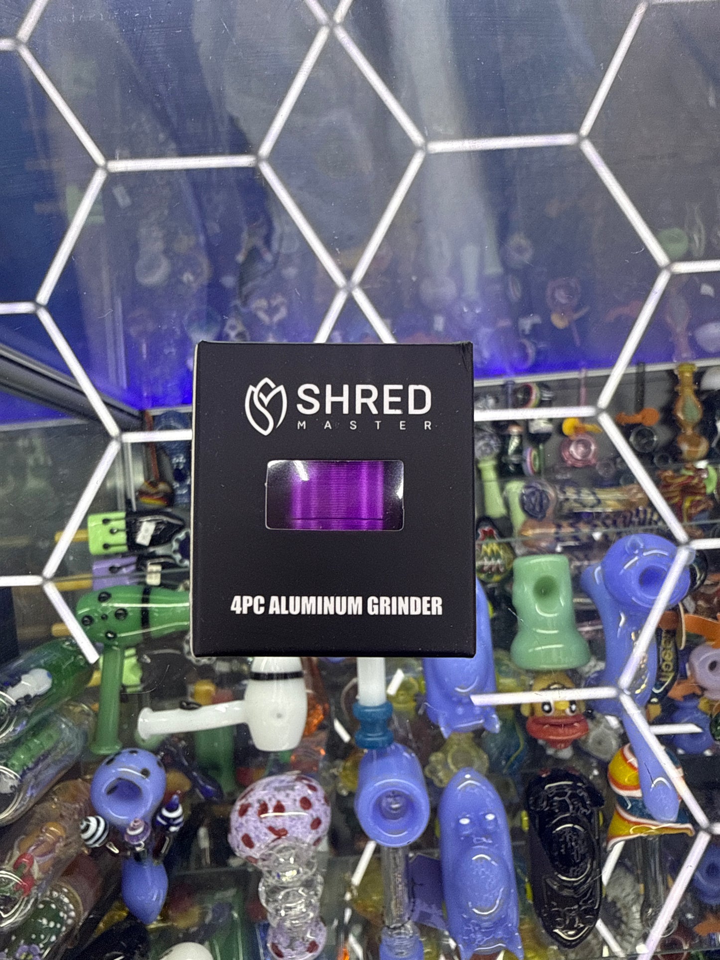 Shred Master 4pcs Aluminum Grinder Purple
