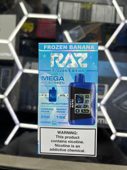 Raz dc25000 25k puffs frozen banana