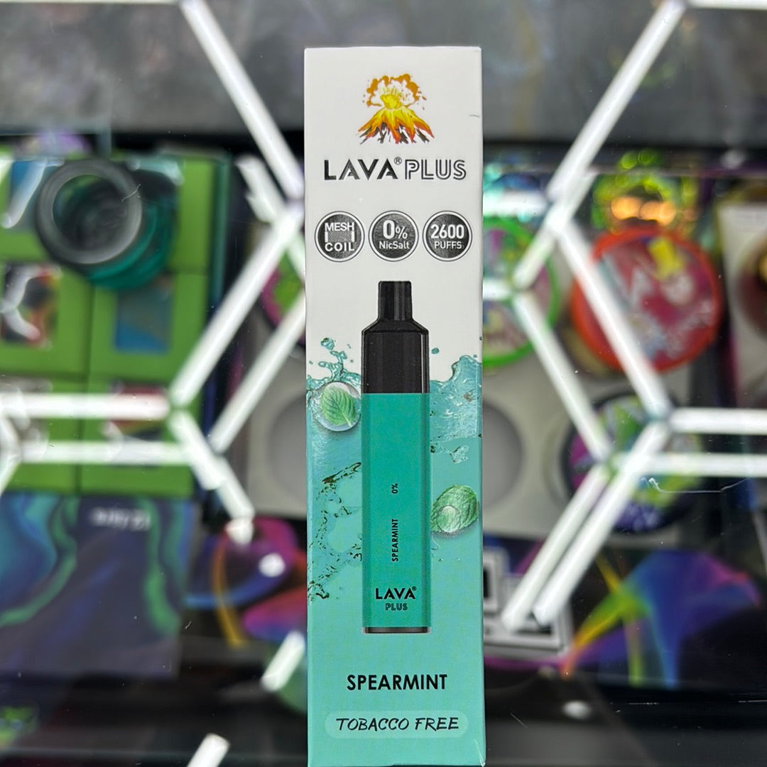 Lava plus tobacco free 2600 puffs spearmint