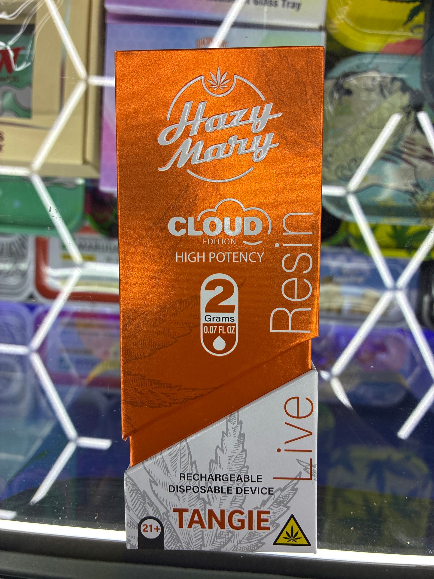 Hazy Mary cloud edition 2g live resin disposable tangle sativa