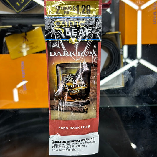Game leaf dark rum