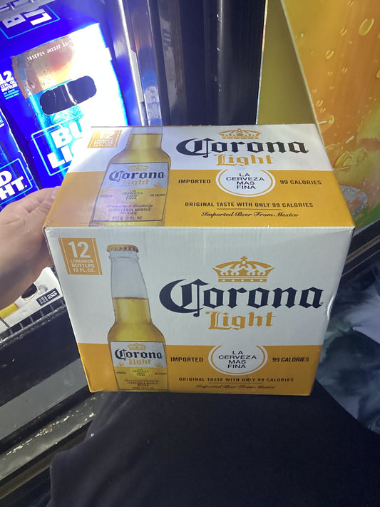 Corona light 12 pack bottles 12oz