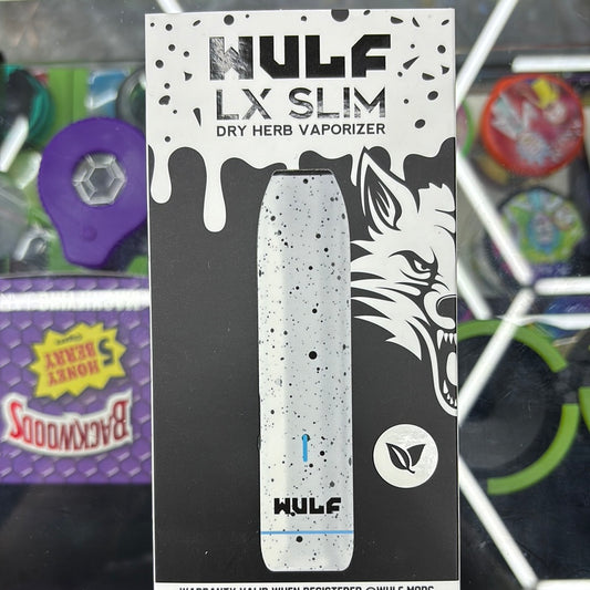Wulf LX slim dry herb, vaporizer, white black mark color