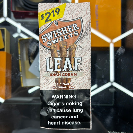 Swisher sweets leaf Irish cream