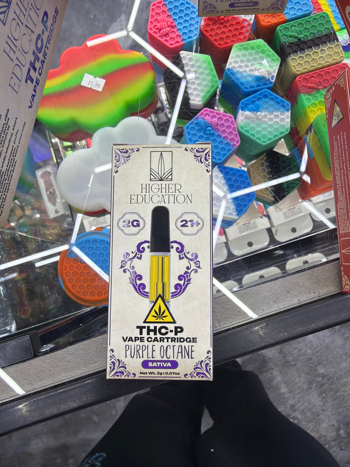 Higher Education THC-P Cartridge 2g - Purple Octane - Sativa
