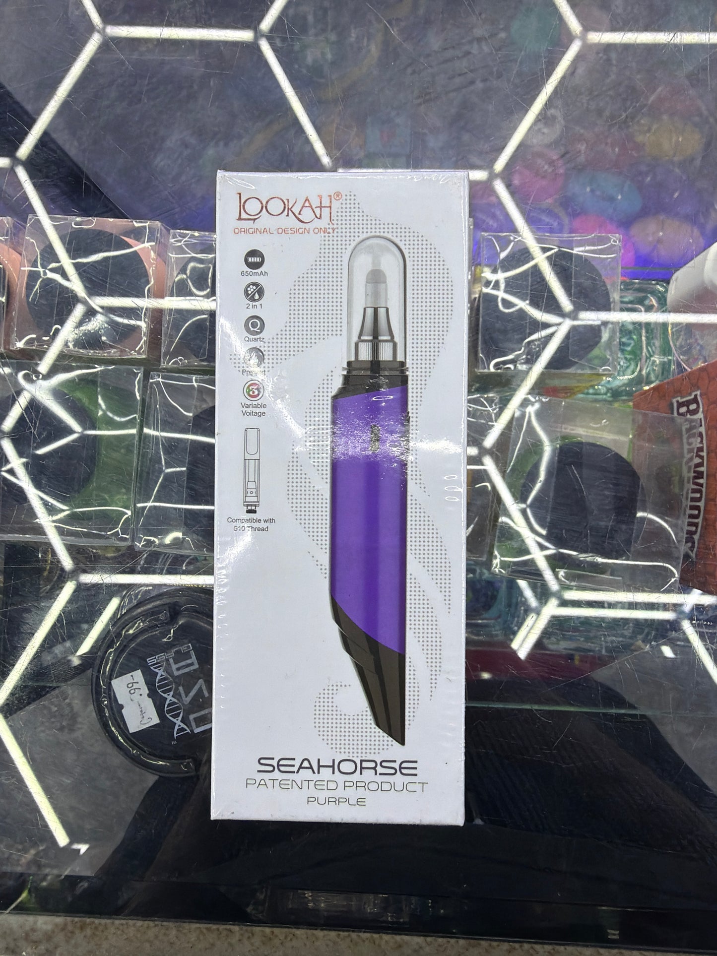 LOOKAH Seahorse 2.0 Smallest Electric Nectar Collector Dab Pen purple