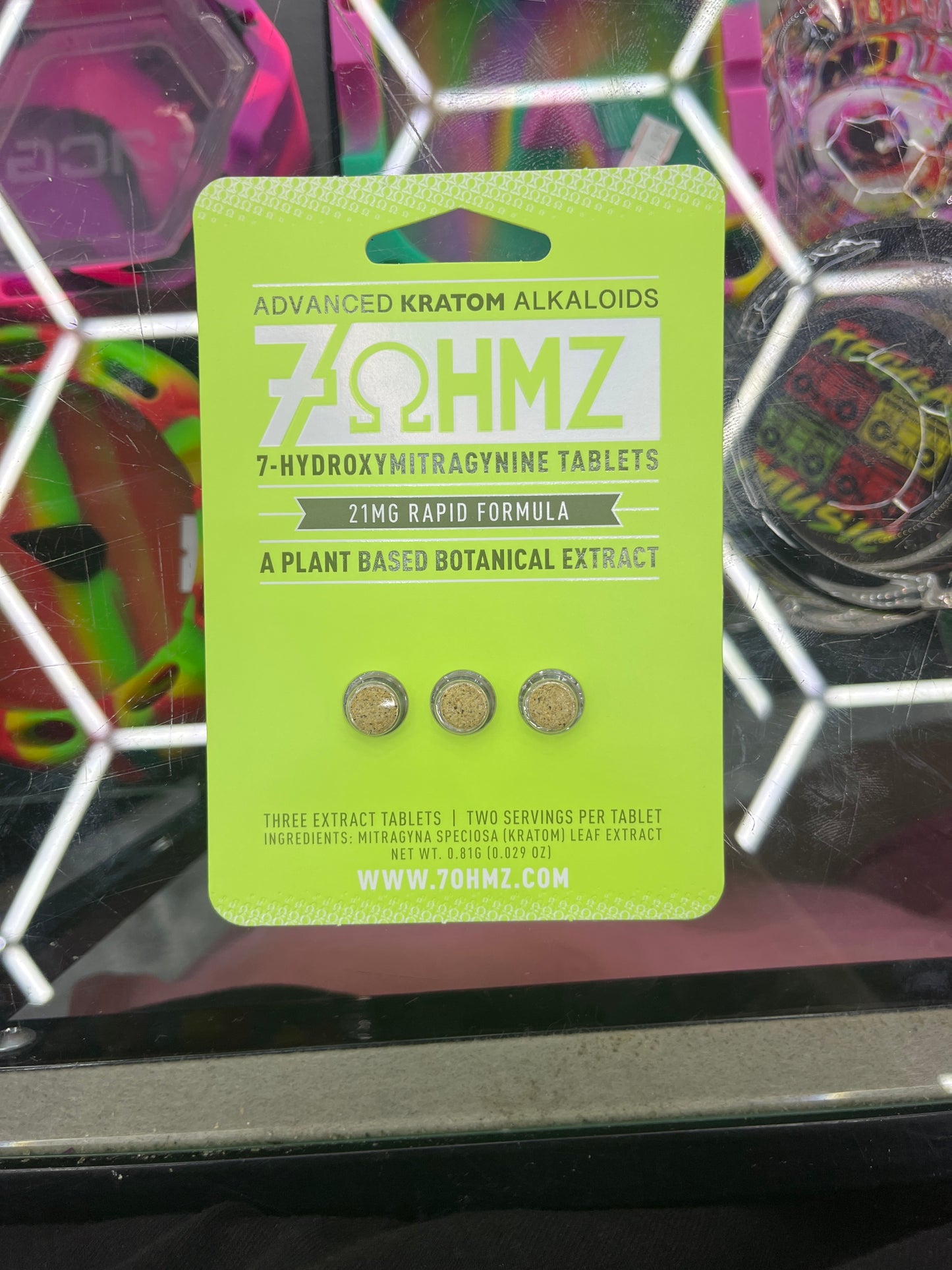 Advanced kratom alkaloids 7-hydroxymitragynine 21mg