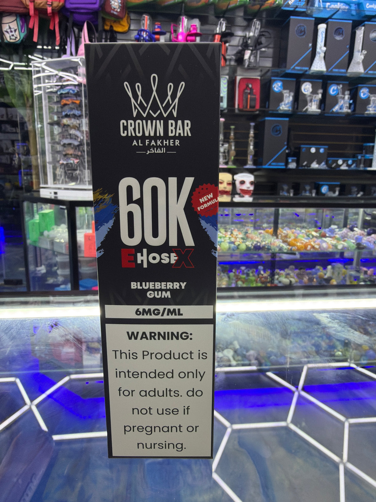 Crown Bar AL Fakher 60k E HoseX Blueberry Gum