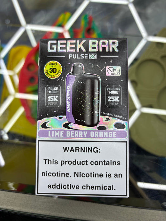 Geek bar pulse x lime berry orange