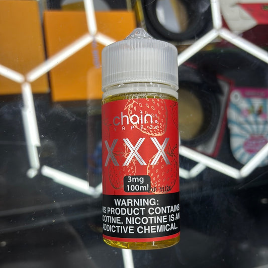Chain vapes xxx strawberry 3mg